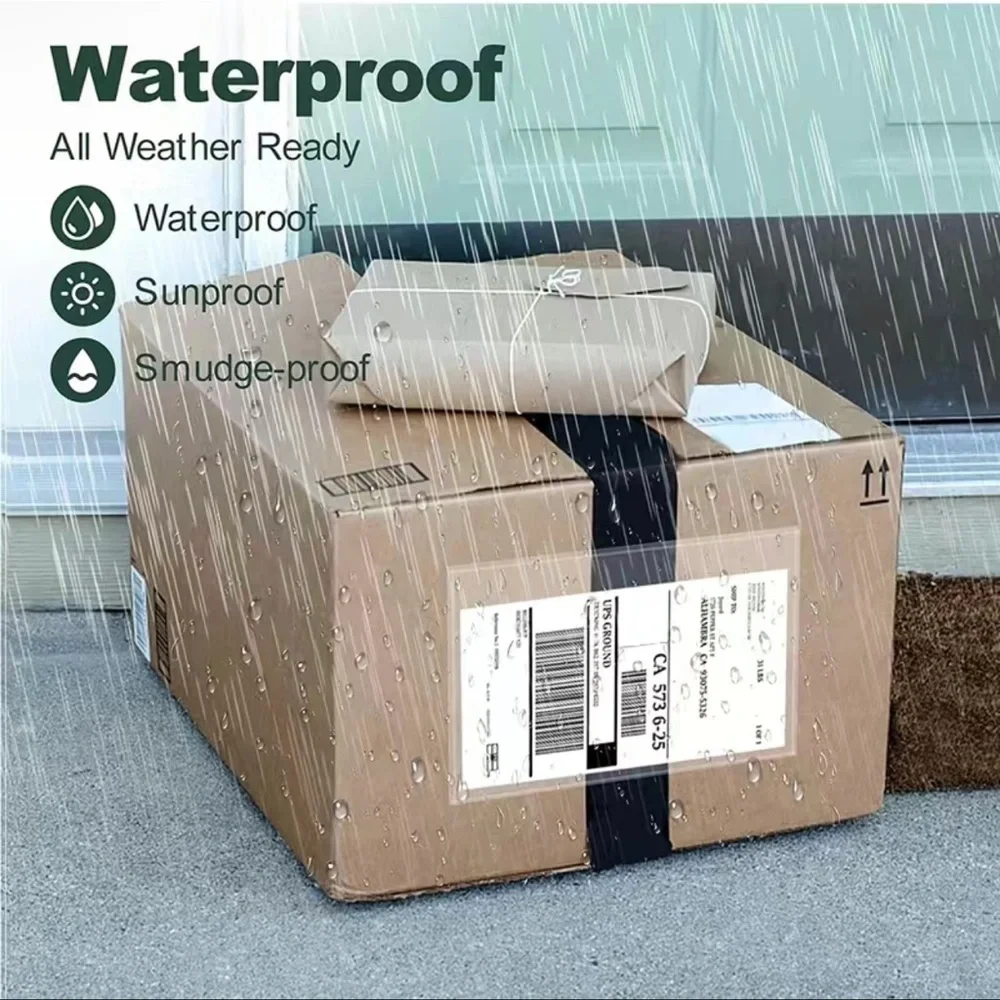 Label Protectors Self-adhesive Waterproof Shipping Label Sleeves 25 pcs